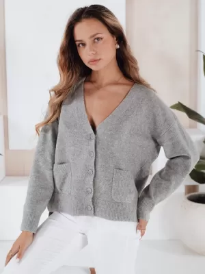 Дамски жилетка DSTREET MY2509 ТЪМНО СИВО