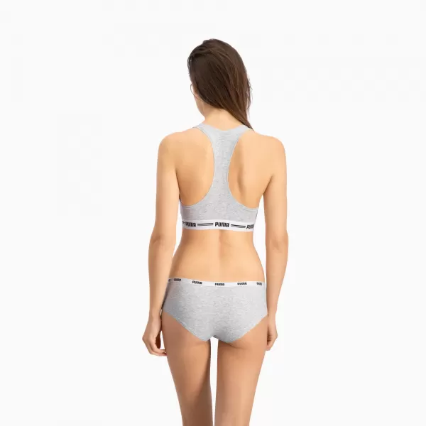  Бикини PUMA WOMEN HIPSTER 2P PACK 90785205 СИВО/СИВО 