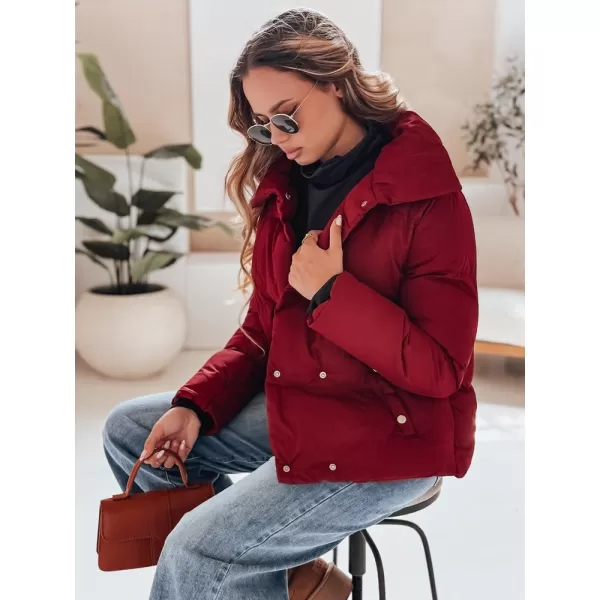  Дамско яке DSTREET TY4957 КЛАРЕТ 