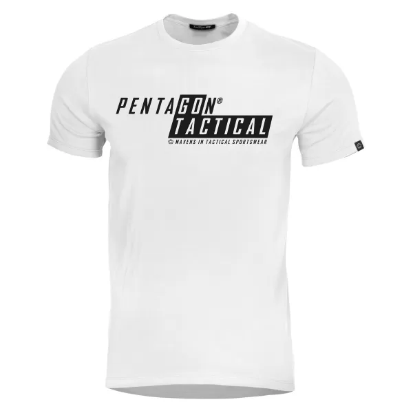  тениска PENTAGON AGERON GO TACTICAL K09012 БЯЛО 