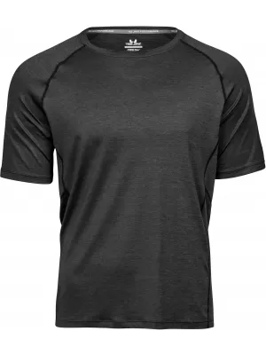 Мъжка тениска TEE JAYS | TJ 7020 ЧЕРЕН МЕЛАНЖ