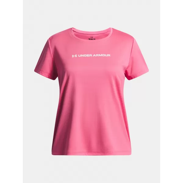  Тениска за момиче UNDER ARMOUR TECH WORDMARK GRAPHIC SS 6005136-672 РОЗОВО 