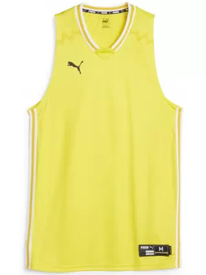 Мъжки фланелка PUMA HOOPS TEAM GAME JERSEY 67662805 КИБЕР ЖЪЛТ