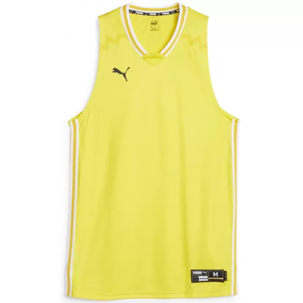  Мъжки фланелка PUMA HOOPS TEAM GAME JERSEY 67662805 КИБЕР ЖЪЛТ 