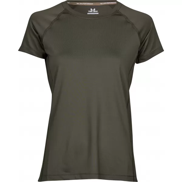  Дамска тениска TEE JAYS | TJ 7021 НАСИТЕНО ЗЕЛЕНО 