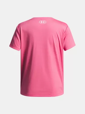 Тениска за момиче UNDER ARMOUR TECH WORDMARK GRAPHIC SS 6005136-672 РОЗОВО