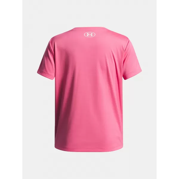  Тениска за момиче UNDER ARMOUR TECH WORDMARK GRAPHIC SS 6005136-672 РОЗОВО 