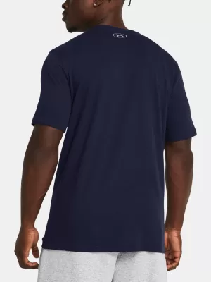 Мъжка тениска UNDER ARMOUR UA GL FOUNDATION UPDATE SS 1382915-410 СИНЬО
