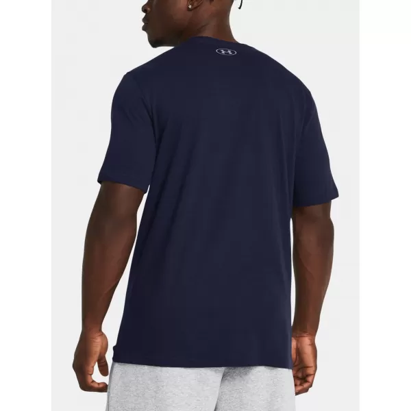 Мъжка тениска UNDER ARMOUR UA GL FOUNDATION UPDATE SS 1382915-410 СИНЬО 