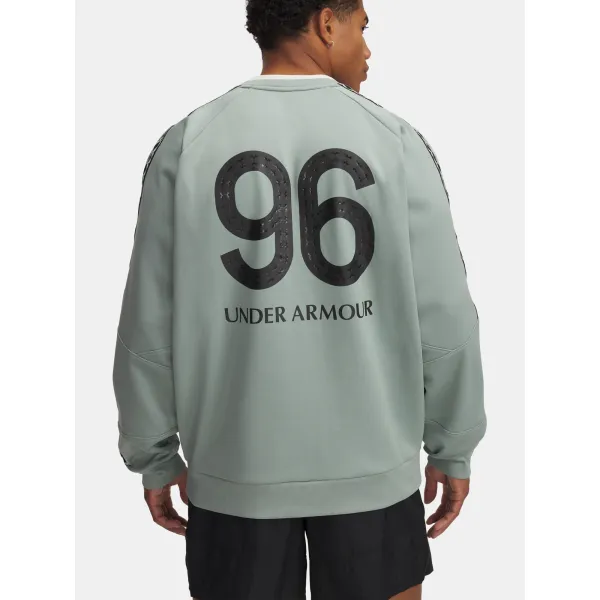  Мъжки суичър UNDER ARMOUR M'S 96 TERRACE CREW NECK 1390111-348 ЗЕЛЕНО 