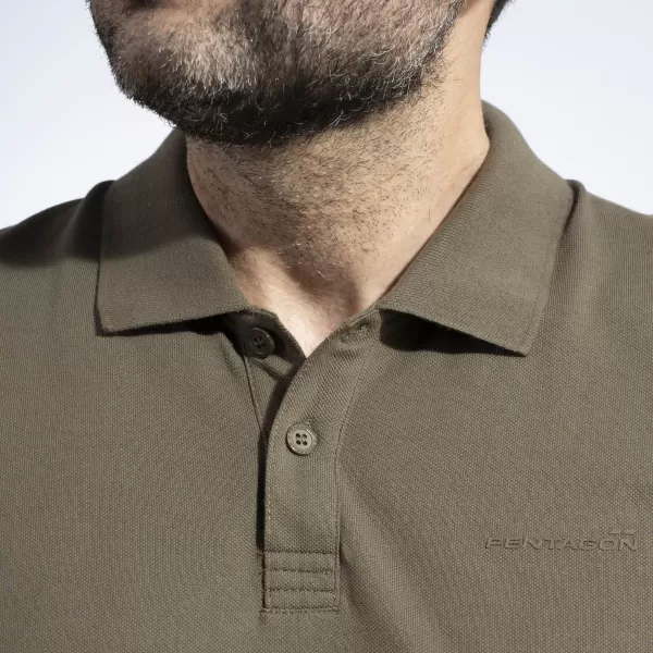  Мъжка тениска с яка PENTAGON MOTH PIQUET POLO SHIRT K09047 ЧЕРЕН 