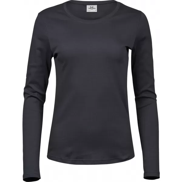  Дамска тениска TEE JAYS | TJ 590 ТЪМНО СИВО 