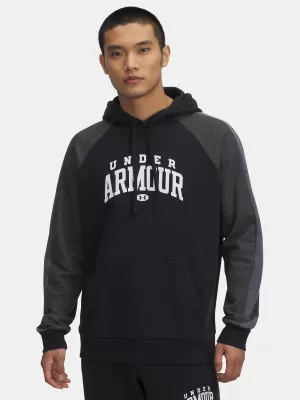 Мъжки суичър UNDER ARMOUR RIVAL FLC CB HOOD ЧЕРЕН