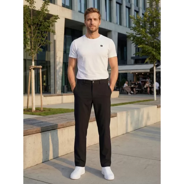  Мъжки панталон ALTISPORT ATS TROUSER SLIM-FIT ЧЕРЕН 