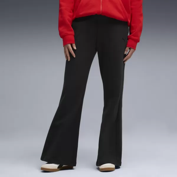  Дами PUMA HER COMFORT HIGH-WAIST STRAIGHT PANTS FL OP 63301001 PUMA BLACK 