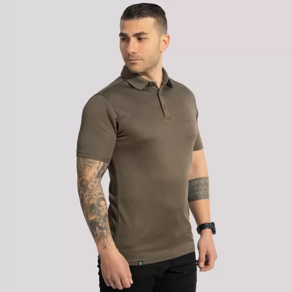  Мъжка тениска с яка PENTAGON VANQUISH POLO SHIRT K09048 КАФЯВО СИВО 