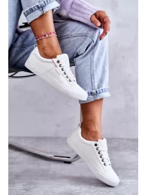 Дамски маратонки BIG STAR KK274005 WHITE Big Star Shoes