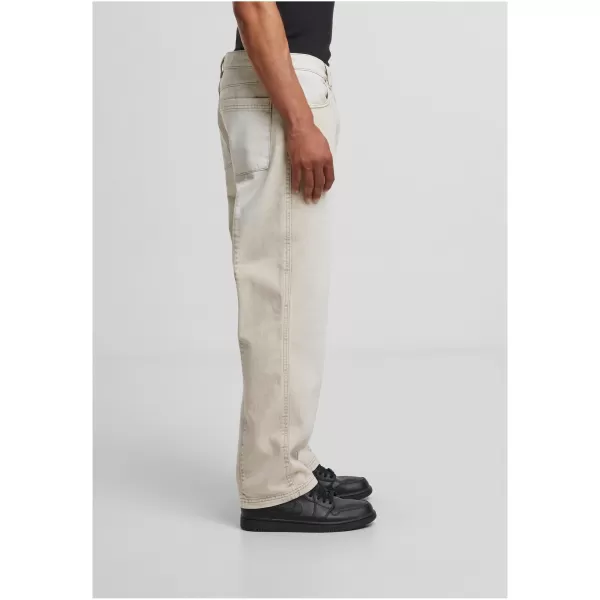  Мъжки дънки URBAN CLASSICS TB7605 БЯЛО МРЪСНО ИЗПРАНО 