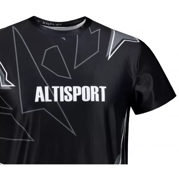  Премиум мъжка риза за свободното време ALTISPORT VOJ/ALM123TR06 ЧЕРНО И БЯЛО 