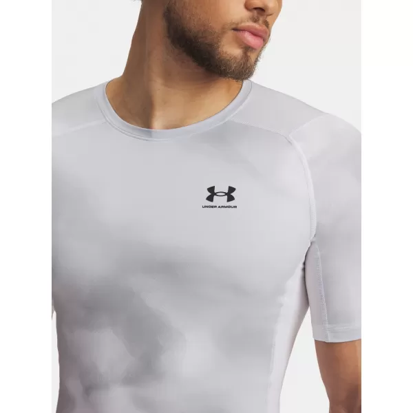 Мъжка тениска UNDER ARMOUR UA HG ARMOUR PRINTED SS 1383321-101 БЯЛО 