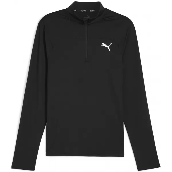  Спортна тениска PUMA RUN CLOUDSPUN 1/4 ZIP 52499201 ПУМА ЧЕРНА 