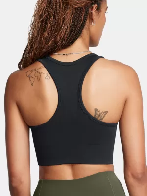 Дамски сутиен UNDER ARMOUR VANISH SEAMLESS MID BRA 1384419-001 ЧЕРЕН