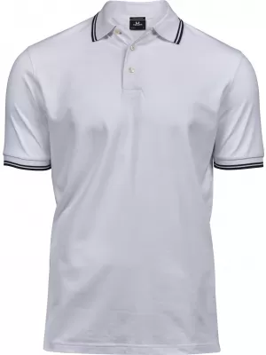 Мъжка тениска TEE JAYS | TJ 1407 БЯЛО/МОРСКО СИНЬО