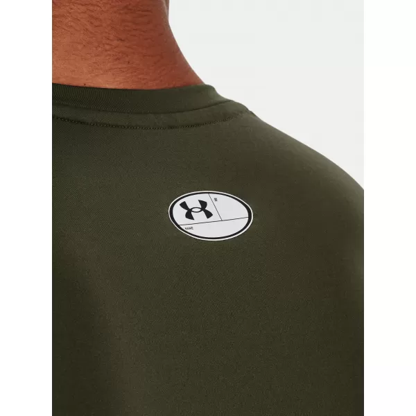 Мъжка тениска UNDER ARMOUR UA HG ARMOUR COMP SS 1361518-390 ЗЕЛЕНО 
