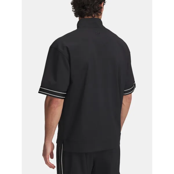  Мъжка тениска UNDER ARMOUR COURTSIDE SHIRT 1390122-001 ЧЕРЕН 