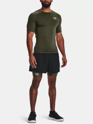 Мъжка тениска UNDER ARMOUR UA HG ARMOUR COMP SS 1361518-390 ЗЕЛЕНО