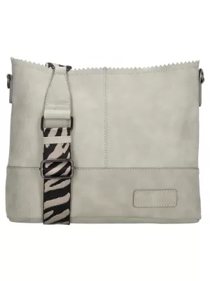 Дамска чанта ZEBRA TRENDS MEREL 20545 СРЕДНО СИВО