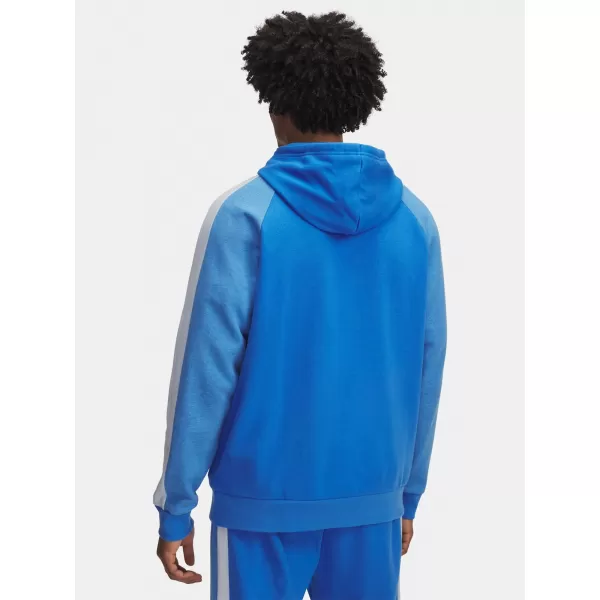  Мъжки суичър UNDER ARMOUR RIVAL FLC CB HOOD СИНЬО 