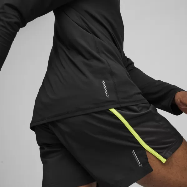  Спортна тениска PUMA RUN CLOUDSPUN 1/4 ZIP 52499201 ПУМА ЧЕРНА 