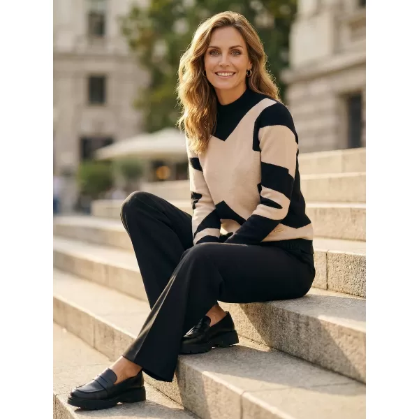  Дамски пуловер KIXMI VALERIA СВЕТЛО БЕЖОВО 