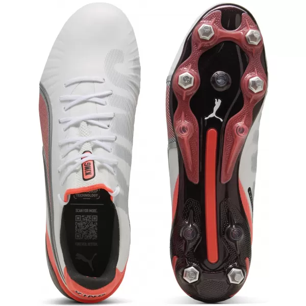  Мъжки футболни ботуши PUMA KING ULTIMATE MXSG 10881701 PUMA WHITE/PUMA SILVER 