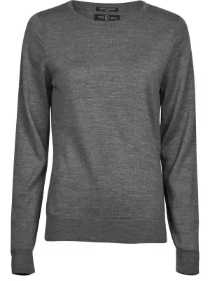 Дамски пуловер TEE JAYS | TJ 6006 СИВ МЕЛАНЖ