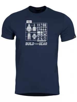 тениска PENTAGON AGERON BUILD YOUR GEAR K09012 СРЕДНОЩНО СИНЬО