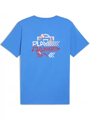 Риза PUMA NEYMAR JR PLAYMAKER TEE 66032110 PUMA TEAM ROYAL/PUMA RED