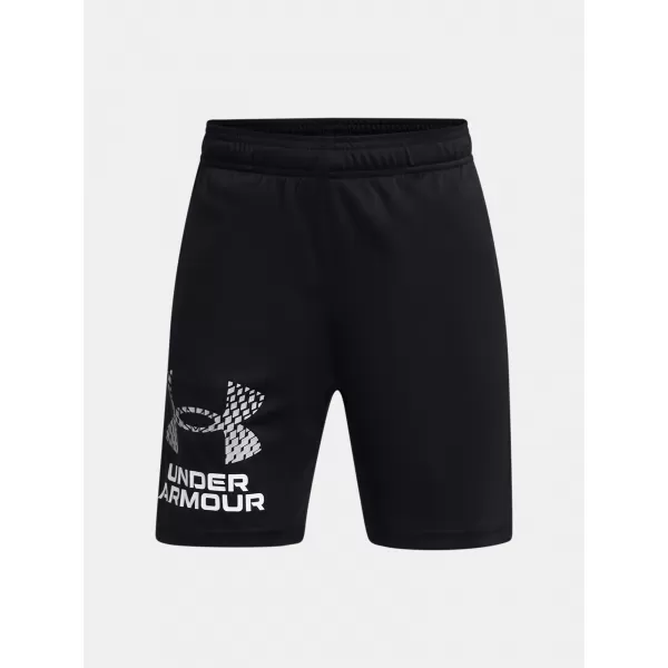  Къси панталонки за момчета UNDER ARMOUR UA TECH LOGO SHORTS 1383333-001 ЧЕРЕН 