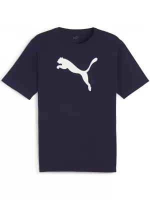 Мъжки фланелка PUMA TEAMRISE LOGO JERSEY COTTON 658705_06 ВМС/ПУМА ПУМА УАЙТ