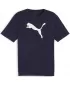 Мъжки фланелка PUMA TEAMRISE LOGO JERSEY COTTON 658705_06 ВМС/ПУМА ПУМА УАЙТ