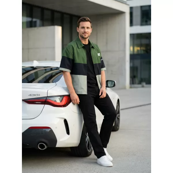  Мъжка премиум риза ALTISPORT VOJ/ALM051KOS01 КАКИ 