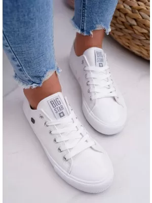 Дамски маратонки BIG STAR NN276001 WHITE Big Star Shoes