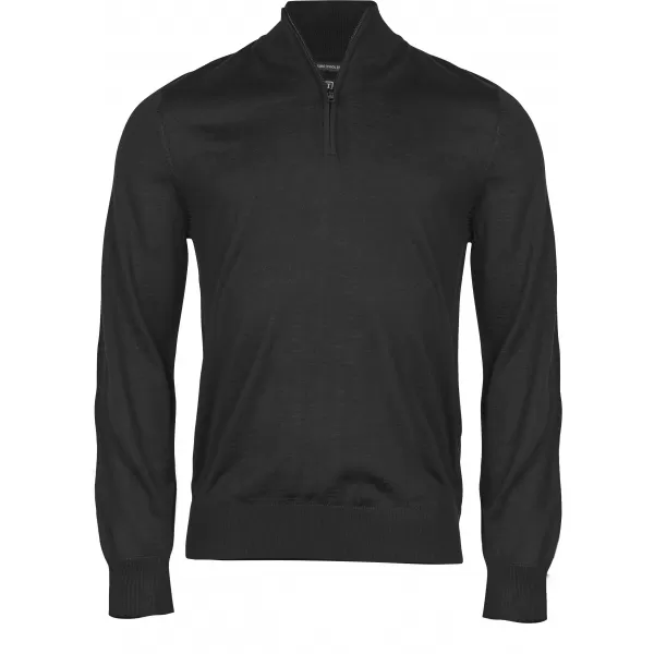  Мъжки пуловер TEE JAYS | TJ 6010 ЧЕРЕН 