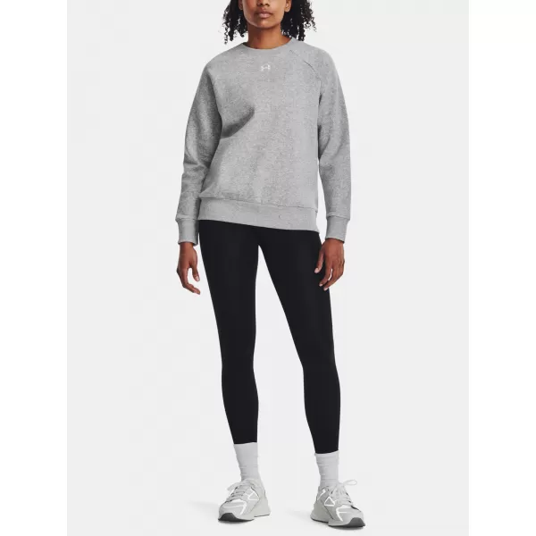  Дамски суичър UNDER ARMOUR UA RIVAL FLEECE CREW 1379508-012 СИВО 