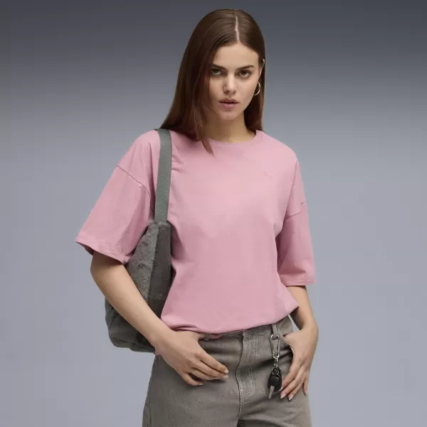  Дамска тениска PUMA HER OVERSIZED TEE 68814865 УРАВНОВЕСЕНО РОЗОВО 