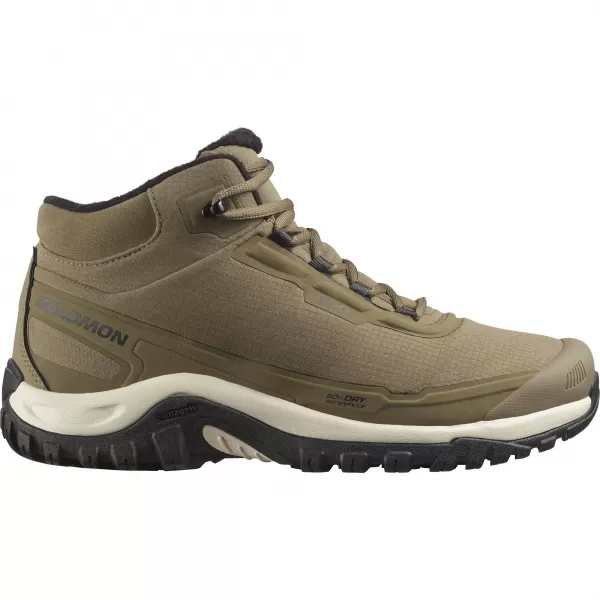  Мъжки обувки SALOMON SHELTER WATERPROOF КАМЕННО СИВО/ЧЕРНО/ДЪЖДОВЕН ДЕН 