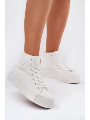 Дамски маратонки BIG STAR RR274743 WHITE Big Star Shoes