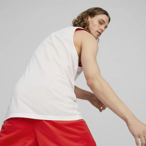  Мъжки фланелка PUMA REVERSIBLE PRACTICE JERSEY 67664003 PUMA RED 
