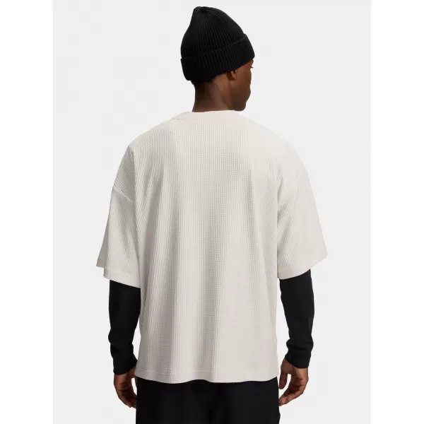  Мъжка тениска UNDER ARMOUR UA RIVAL WAFFLE CREW 1383106-110 БЯЛО 